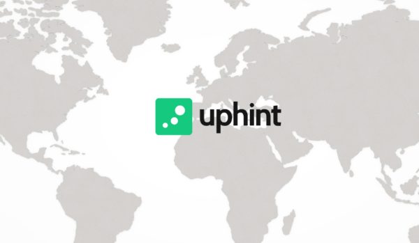 Uphint logo mapa