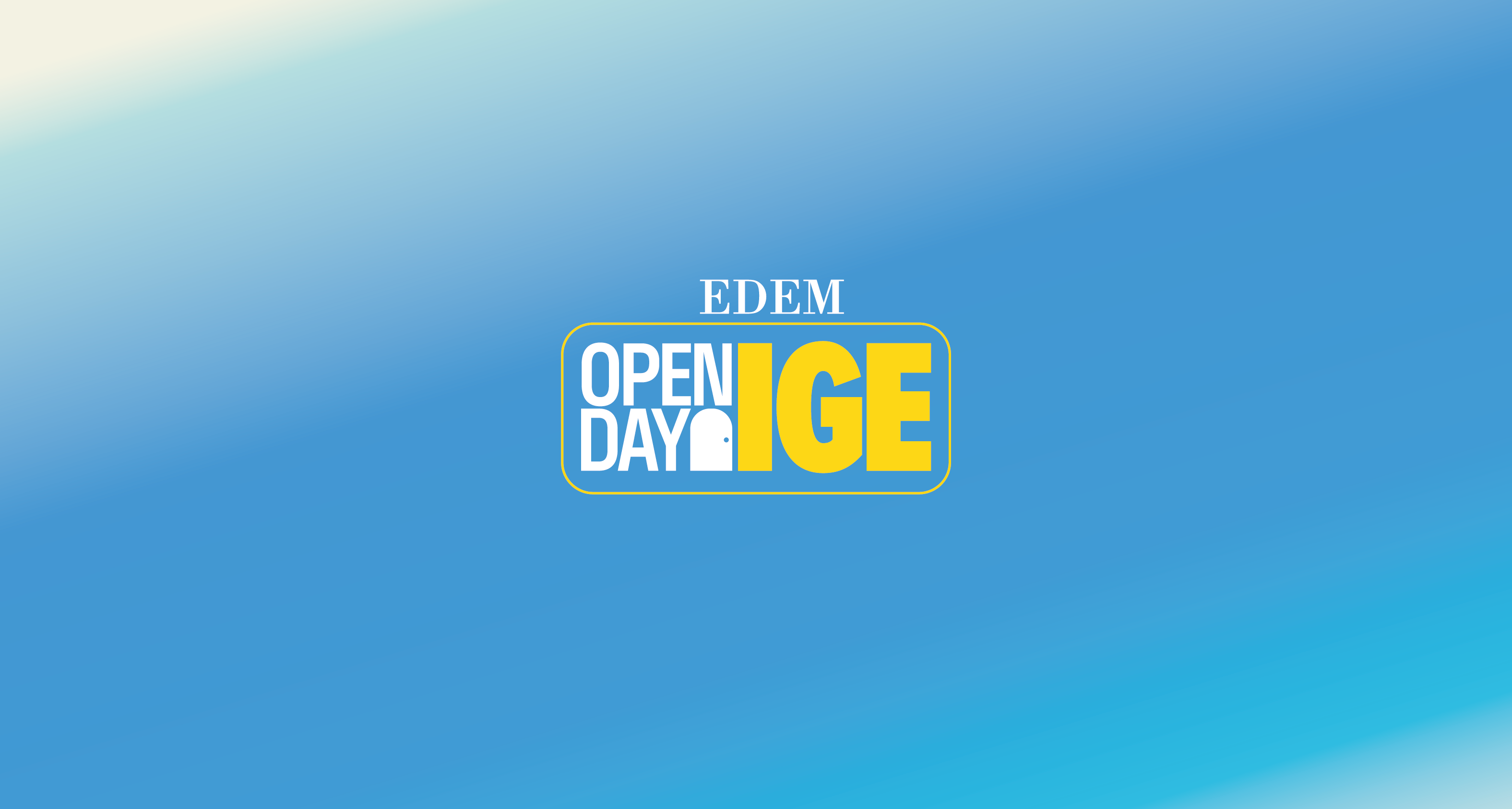 Open Day IGE: Grado en Ingeniería y Gestión Empresarial